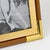 Metal Christofle Gilded Brass and Lacquer Resin Picture Frame, circa 1970 For Sale - Image 7 of 9