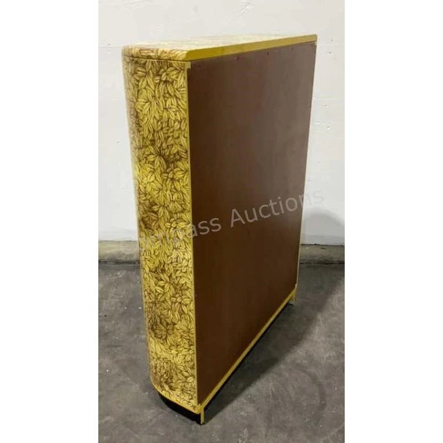 Modern Barnaba Fornasetti | Curved 'Zebra' Cabinet One of Fifteen, Date: 2003 For Sale - Image 3 of 10