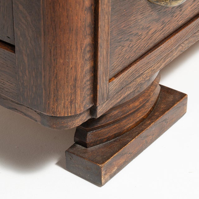 Brown 19th Century France Art Deco Brown Wood Chests of Drawers For Sale - Image 8 of 10