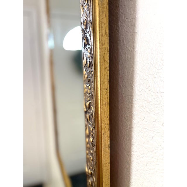 Vintage European Gold Gilt Beveled Mirror For Sale - Image 9 of 16