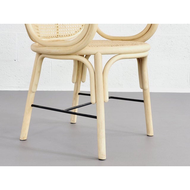 Rattan and Cane Armchairs, Set of 2 For Sale - Image 12 of 18