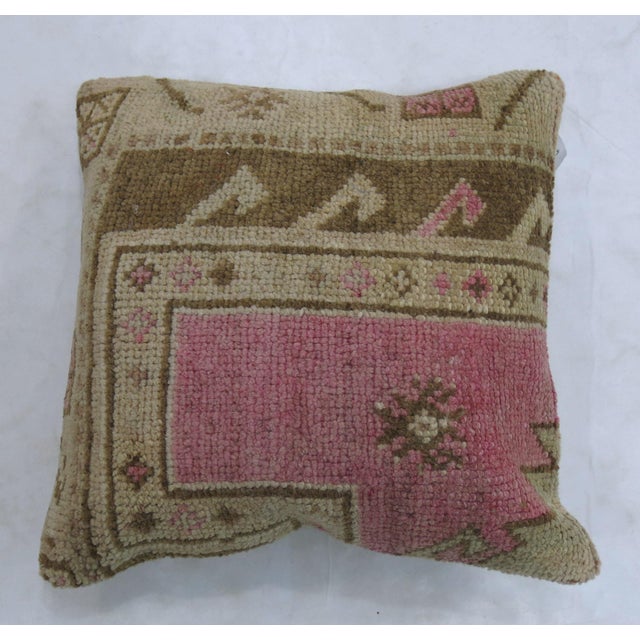 Pink Oushak Pillow For Sale - Image 4 of 5
