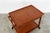 Danish Teak Serving Trolley with Reversible Tray, 1960s For Sale - Image 4 of 13