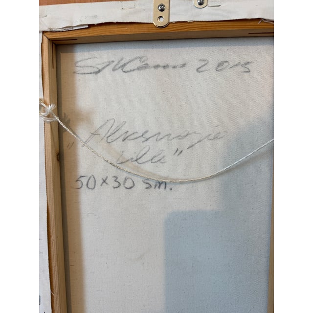 Brown Signed Dated European Cityscape Old Town Oil Painting W Hand Decorated Frame For Sale - Image 8 of 9