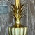 Vintage Regency Petite Brass Pineapple Lamp For Sale In West Palm - Image 6 of 14