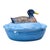 Figurative Mid-Century Czechoslovakian Blue Ceramic Duck Lidded Trinket Dish For Sale - Image 3 of 18