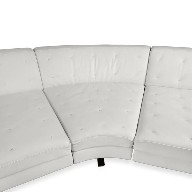 2010s Poltrona Frau Kennedee Sectional Sofa With Ottoman by Jean-Marie Massaud For Sale - Image 5 of 17