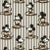 Sanderson Mickey Stripe Wallpaper in Humbug - a Sample For Sale