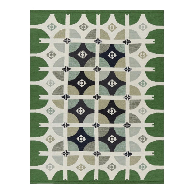 Rug & Kilim’s Scandinavian Style Rug With Colorful Geometric Patterns For Sale
