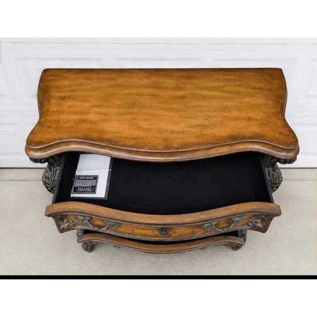 Vintage Pulaski Furniture Bombe Chest | French Provincial For Sale - Image 4 of 4