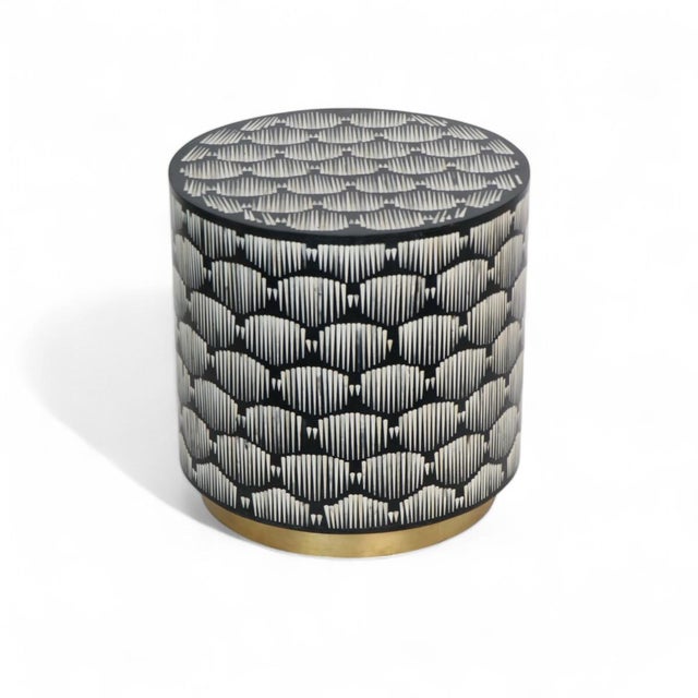 Noir Bone Inlay Table For Sale - Image 4 of 5