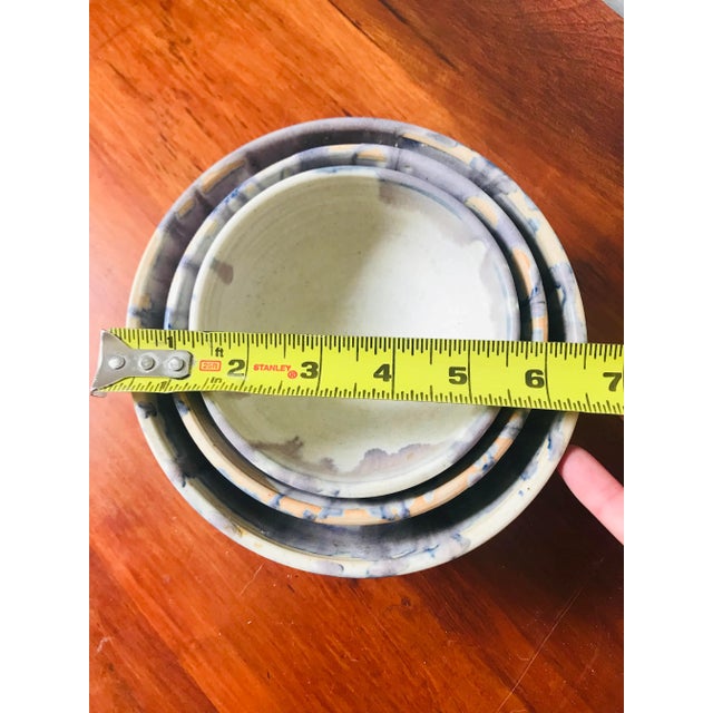 A Trio of Signed Marian Dalton Nesting Bowls For Sale - Image 9 of 9