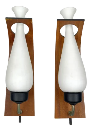 Wall Lamps from Stilnovo, Italy, 1950s, Set of 2