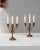 19th Century 19th Century French Brass Candle Holders, a Pair For Sale - Image 5 of 12