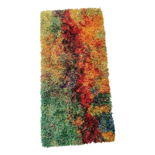 Cotton Picasso Rug, 1970s For Sale