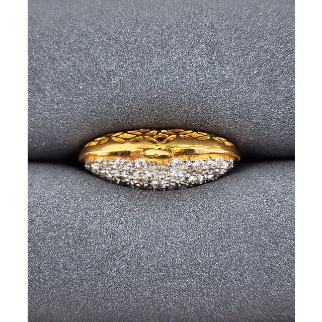 1.50 Ct Diamond Studded Heart Pendant For Sale - Image 4 of 9