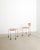 1990s Set of Italian Contemporary Dining Chair & Ottoman in Red-Yellow Resin by Gaetano Pesce for Bernini Italy, 1993 For Sale - Image 5 of 8