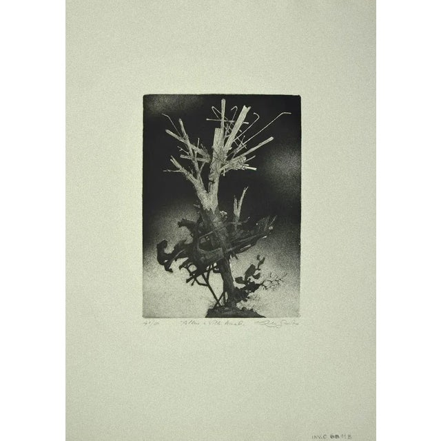 The Tree is an original Contemporary artwork realized in the 1970s by the italian artist Leo Guida. Original Etching on...