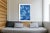 This is an exclusive handprinted unique cyanotype that takes its inspiration from the mid-century modern shapes. It's made...