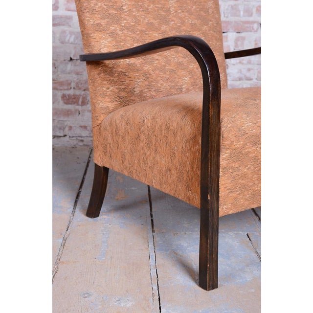 1930s Set of Art Deco Armchairs in Beech, 1930s For Sale - Image 5 of 18