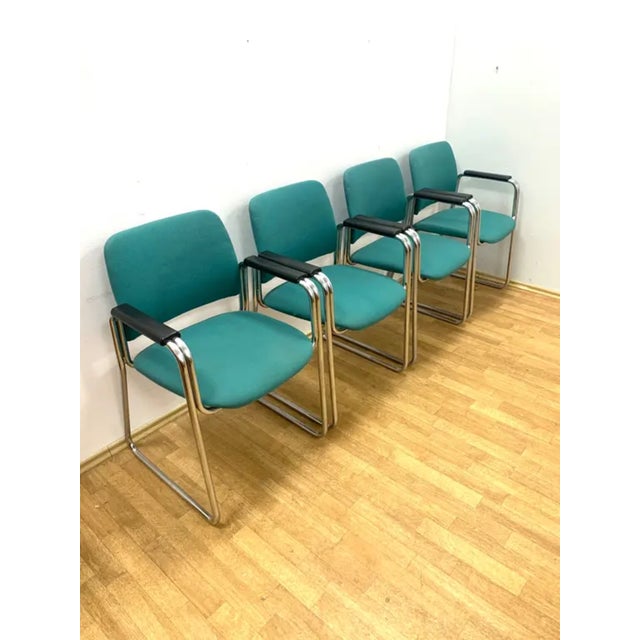 1970s Armchairs, Czechoslovakia, 1970s, Set of 4 For Sale - Image 5 of 11