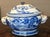 Qing Dynasty (Chien Lung/Qianlong Reign) Blue and White Porcelain Tureen w/Lid 1736-1795 10.25"x8"x8.5"