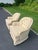 Pair of Tufted Button Back Swivel Chairs in a Cream Color With Brown Piping For Sale - Image 4 of 18