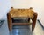 1960s Midcentury Cowhide Footstool For Sale - Image 5 of 6