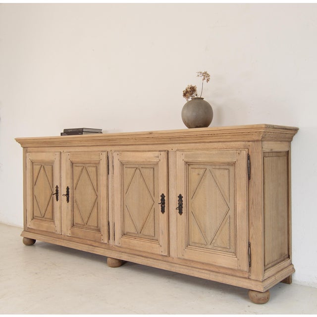 1940s Vintage Oak Sideboard, 1930s For Sale - Image 5 of 18