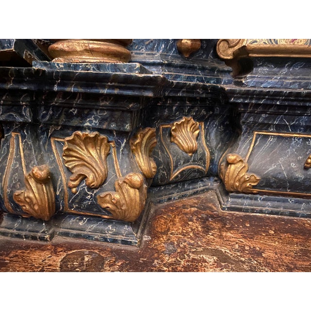 Brown Baroque Sanctuary, 18th Century For Sale - Image 8 of 18