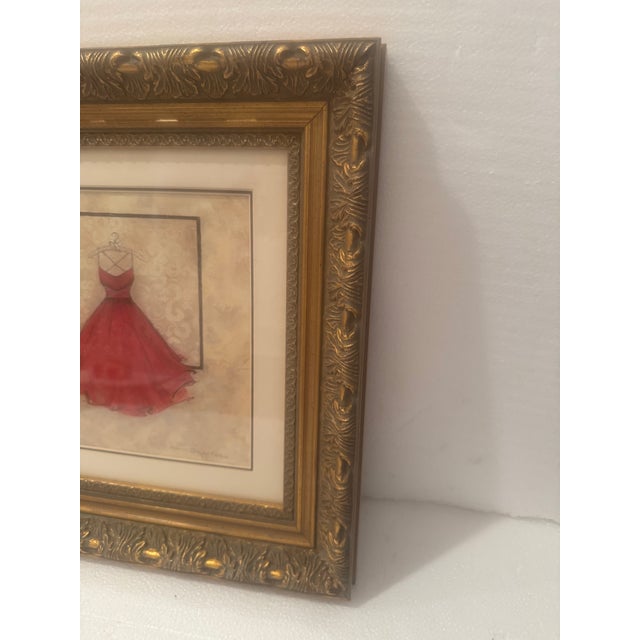 Andrea Stajan-Forkul “Take Me Dancing” Reproduction Print in Gold Frame For Sale In New York - Image 6 of 12