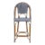 California Counter Stool - Navy/White For Sale