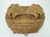It's all wrapped up with a bow! Vintage antiqued gold wicker basket box with an adorable bow topper, wood ball feet and...