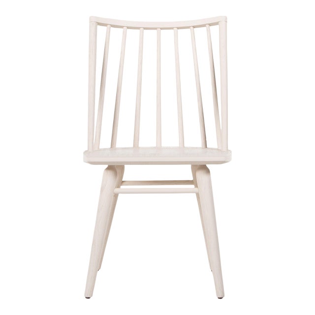 Four Hands Lewis Windsor Chair - Off White Oak Solid For Sale