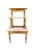 A lovely and timeless Library step ladder or 3-tiered side table in naturally distressed paint. Dating approximately from...