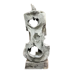 1950s Abstract Art Mesquite Wood Sculpture Mexico