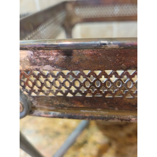 Vintage Sheridan Chafing Dish Stand For Sale - Image 9 of 12