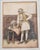 English 19th Century English Watercolor Painting of an 18th C. Interior Genre Scene For Sale - Image 3 of 14