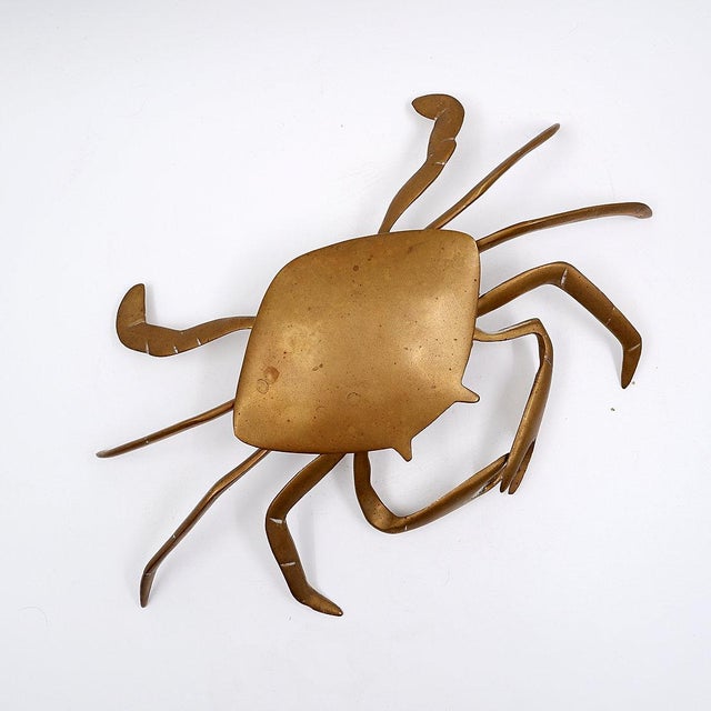 Brass Pocket Emptier in the Shape of a Blue Crab, 1960s For Sale - Image 11 of 14