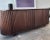 Custom Midcentury Solid Wood Fluted Media Cabinet For Sale - Image 4 of 4