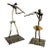 Late 20th Century Pair of Metal Brutalist Instrumentalists For Sale