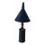 Primitive Table Lamp - Irvin's Country Tinware Kettle Black For Sale