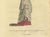 Cream Jefferys, Grecian Woman of Meteline Costume, 1749, Print For Sale - Image 8 of 9
