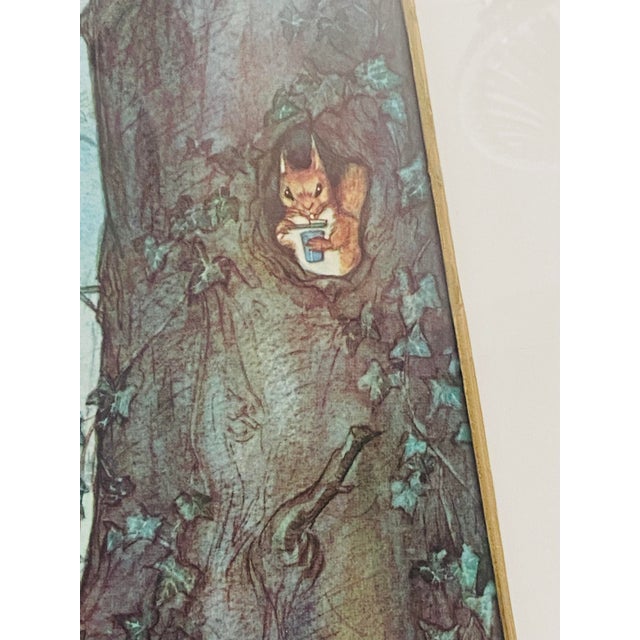 Baby Blue Trowbridge Bunnies and Fairies Print For Sale - Image 8 of 11