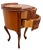 Vintage French Bombe Bedside Cabinet Nightstand Drum Table Concealed Drawers For Sale - Image 9 of 13