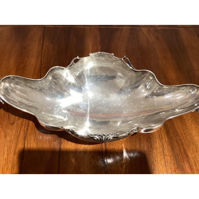 1920s Vintage Italian Silver Jatte Centerpiece, 1920s For Sale - Image 5 of 18