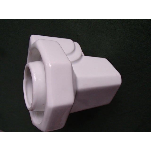 Bathroom Porcelain Set Toothbrush Holder and Ashtray with Matchstick Holder, 1930s, Set of 2 For Sale - Image 12 of 15