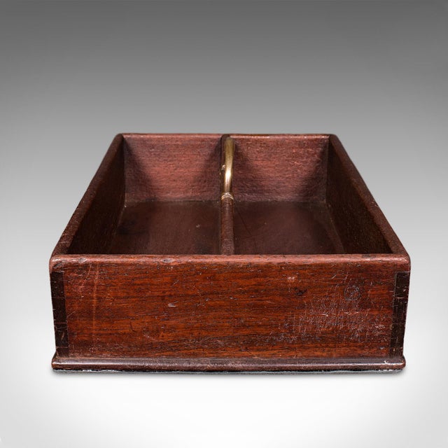 Traditional Antique Housemaid's Duty Carry, English, Work Box, Tray, Country House, Georgian For Sale - Image 3 of 9