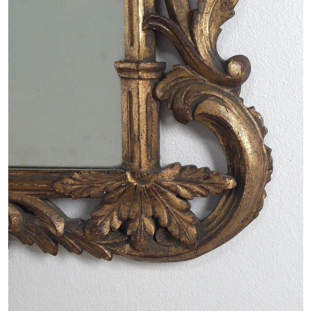 Vintage French Giltwood Mirror, Circa 1920 For Sale - Image 4 of 6