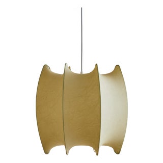 1960s Italian Ribbed Cocoon Pendant For Sale